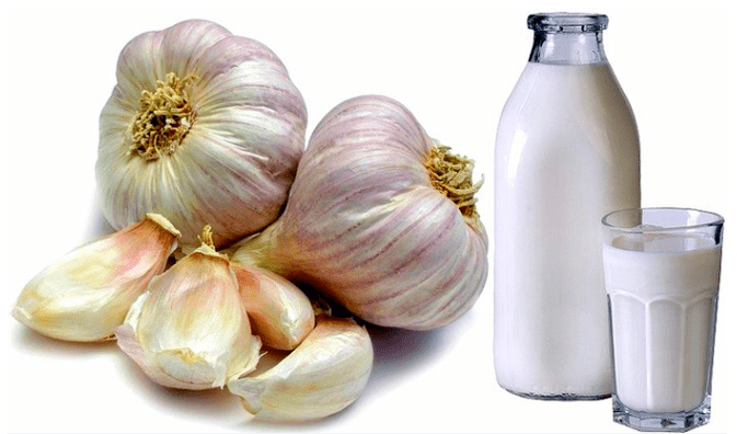 Recipes with garlic to clean the body